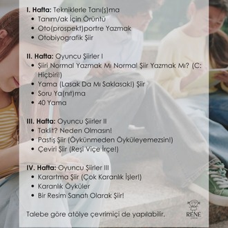 Hicret A. Gülsaçan ile Gençler Yazıyor (14-17 Yaş)