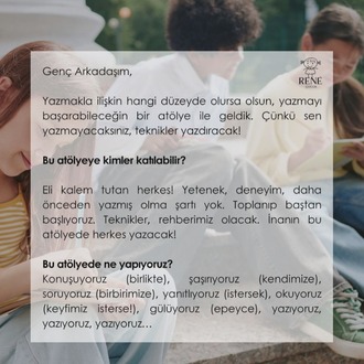 Hicret A. Gülsaçan ile Gençler Yazıyor (14-17 Yaş)