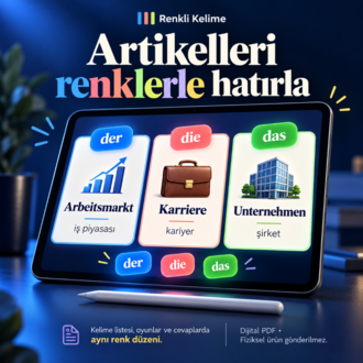 Almanca A1–B2 Çalışma PDF Seti | 4 PDF · 120 Gün · 3.649 Kelime