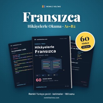 Hikayelerle Fransızca | 60 Renkli Hikaye A1–B2 | Türkçe Çevirili PDF