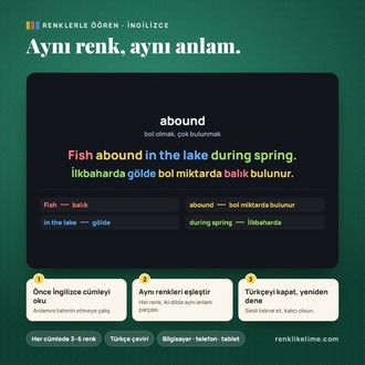 YDS–YÖKDİL Renkli Kelime PDF Seti | 3.898 Renkli Kelime