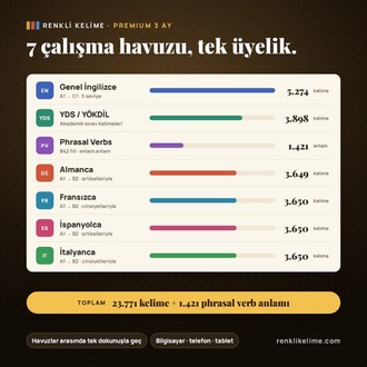 Renkli Kelime Premium — 3 Aylık Üyelik