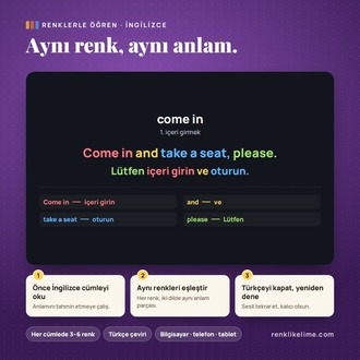 Phrasal Verbs Renkli PDF Seti | A1–C1 | 842 Phrasal Verb