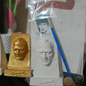 Atatürk büstü boyama seti