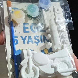 Kişiye özel doğum günü boyama seti