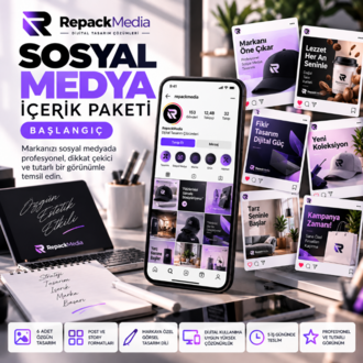 Sosyal Medya İçerik Paketi | 6 Özgün Tasarım