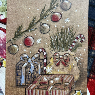 Christmas Gift / Kartpostal 