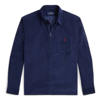 Polo Ralph Lauren Corduroy Full-Zip Overshirt Newport Navy