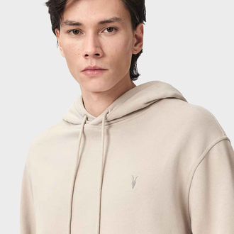 All Saints Ramskull Hoodie Sandstone Brown