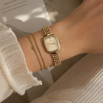 Gold Vintage Kadın Saat