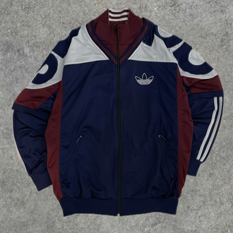 Adidas Vintage Lacivert İşlemeli Ceket