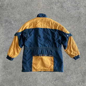 Almena Outdoors Vintage 90s Mavi-Sarı Mont