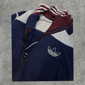 Adidas Vintage Lacivert İşlemeli Ceket
