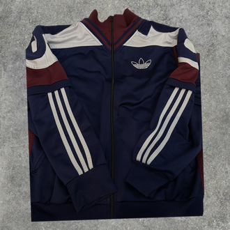 Adidas Vintage Lacivert İşlemeli Ceket