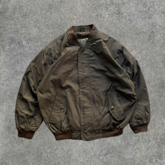 Vintage 90s Vizon-Kahve Bomber Ceket