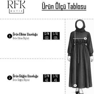 Pensli Double Kumaş Elbise - Siyah