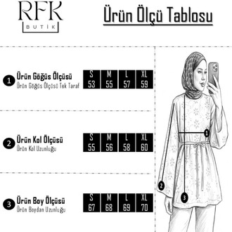 Çan Kol Fisto Kemerli Bluz Tunik - Siyah