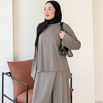 Reysa Oysho Tunik Pantolonlu Takım - Yeşil
