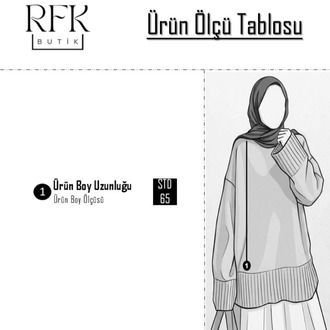 Oversize Bisiklet Yaka Tesettür Kazak - Mürdüm