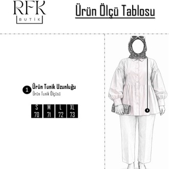 Premium Pens Detaylı Poplin Gömlek Tunik - Beyaz