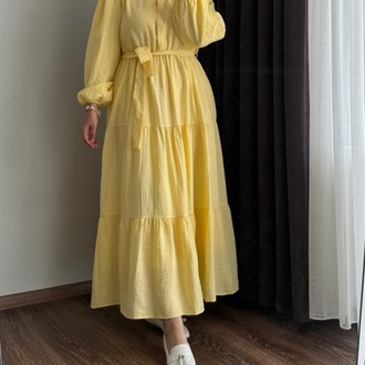 Belinda Begonya Elbise - Sarı