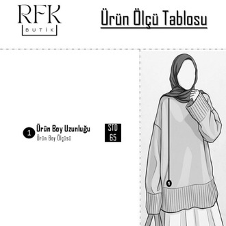 Oversize Bisiklet Yaka Tesettür Kazak - Camel