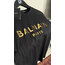 Balmain Gold Logo Print Cotton Tee