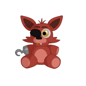 Foxy Plush Sticker