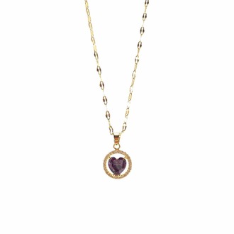 Amethyst Heart