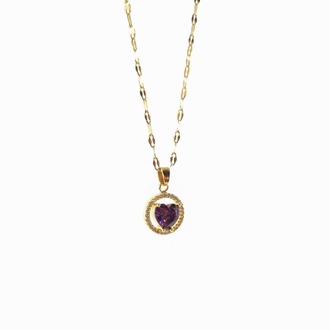 Amethyst Heart