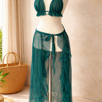 Rio Collection – Emerald Mesh Beach Set