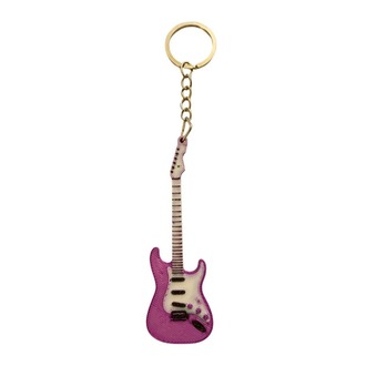 Orta Boy Mor Fender Gitar Anahtarlık