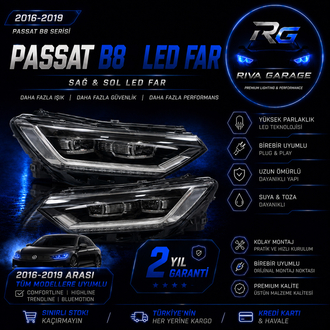 Passat B8 16-19 Led Far