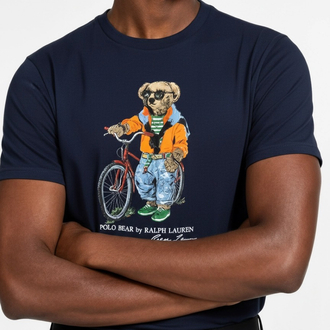 Ralph Lauren İthal Orjinal Bear T-Shirt Lacivert