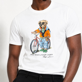 Ralph Lauren İthal Orjinal Bear T-Shirt Beyaz