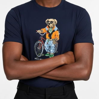Ralph Lauren İthal Orjinal Bear T-Shirt Lacivert
