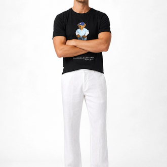 Ralph Lauren İthal Orjinal Bear T-Shirt Siyah