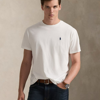 Polo Ralph. Classic Basic T-Shirt Beyaz (RegularFit)