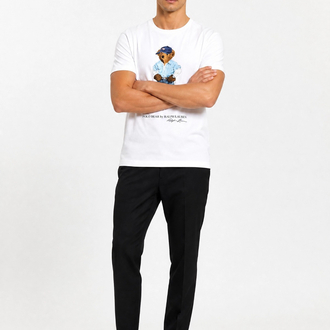 Ralph Lauren İthal Orjinal Bear T-Shirt Beyaz