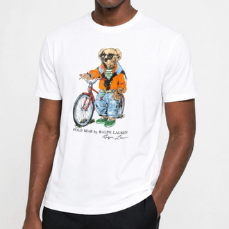 Ralph Lauren İthal Orjinal Bear T-Shirt Beyaz