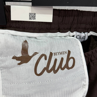 Beymen Club Orj %100 Ham Keten Şort Kahve
