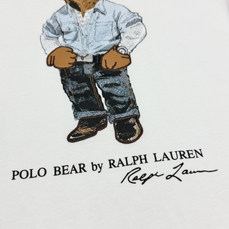 Polo Ralph. Bear T-Shirt Beyaz