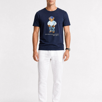 Ralph Lauren İthal Orjinal Bear T-Shirt Lacivert
