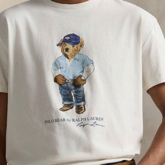Polo Ralph. Bear T-Shirt Beyaz