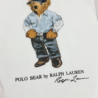 Polo Ralph. Bear T-Shirt Beyaz
