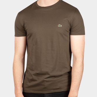 Lacoste Classic Basic T-Shirt Kahverengi (RegularFit)