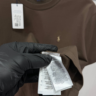Polo Ralph. Classic Basic T-Shirt Kahverengi (RegularFit)