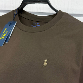 Polo Ralph. Classic Basic T-Shirt Kahverengi (RegularFit)