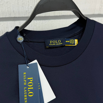 Polo Ralph. Basic T-Shirt Lacivert (Renkli Nakış)