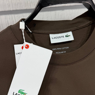 Lacoste Classic Basic T-Shirt Kahverengi (RegularFit)